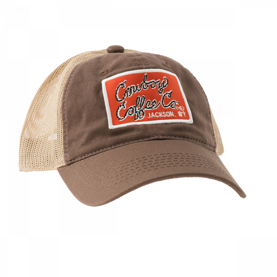 Orange Patch Cowboy Coffee Hat