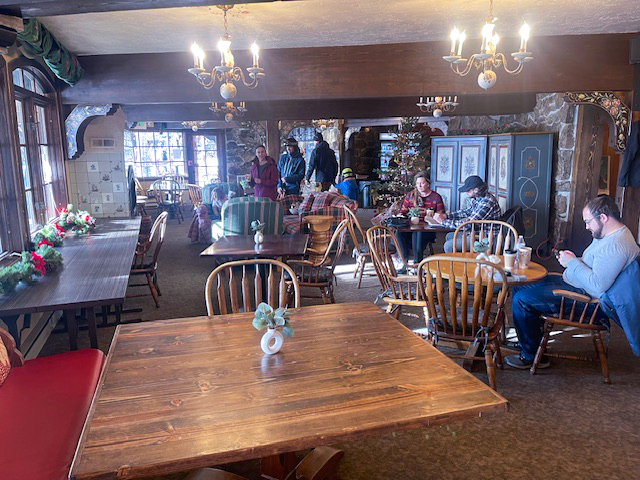 Cowboy Coffee - Teton location interior with customers