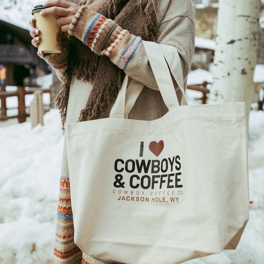 I ❤️ COWBOYS & COFFEE TOTE