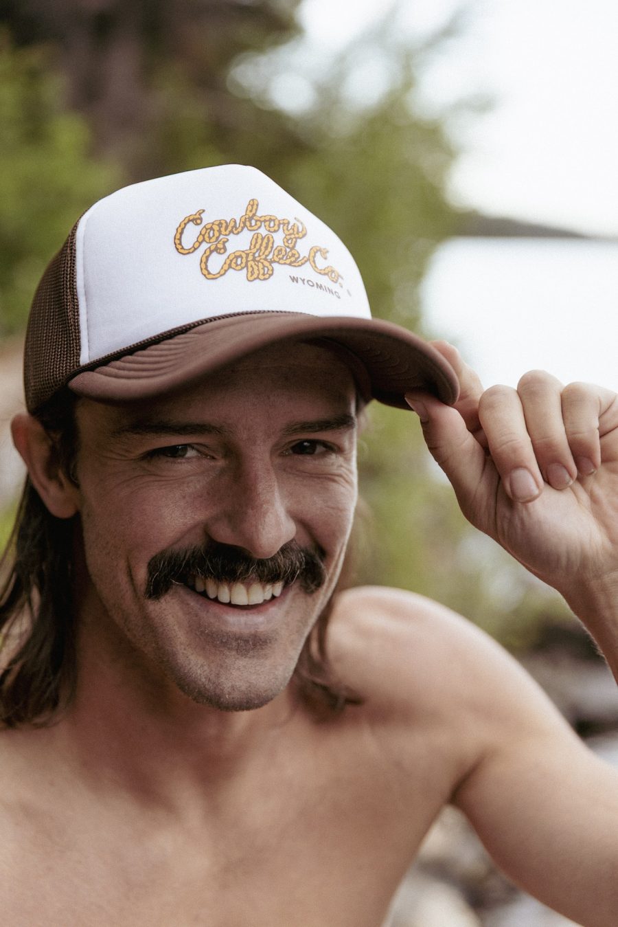 Foam Trucker Hat - Brown - Image 5