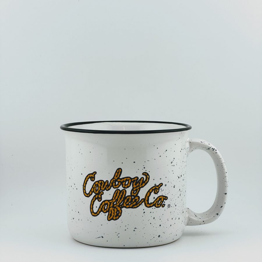 Cowboy Coffee Co. - 15 oz Buffalo Mug - White